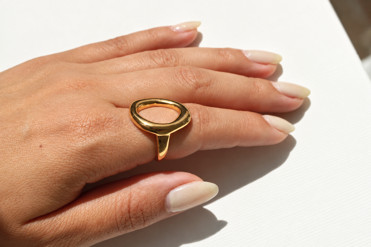 Minimalist Geometric Ring