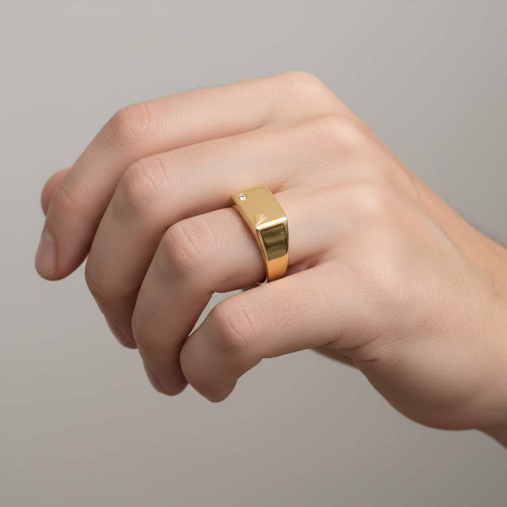 Aster Signet Ring